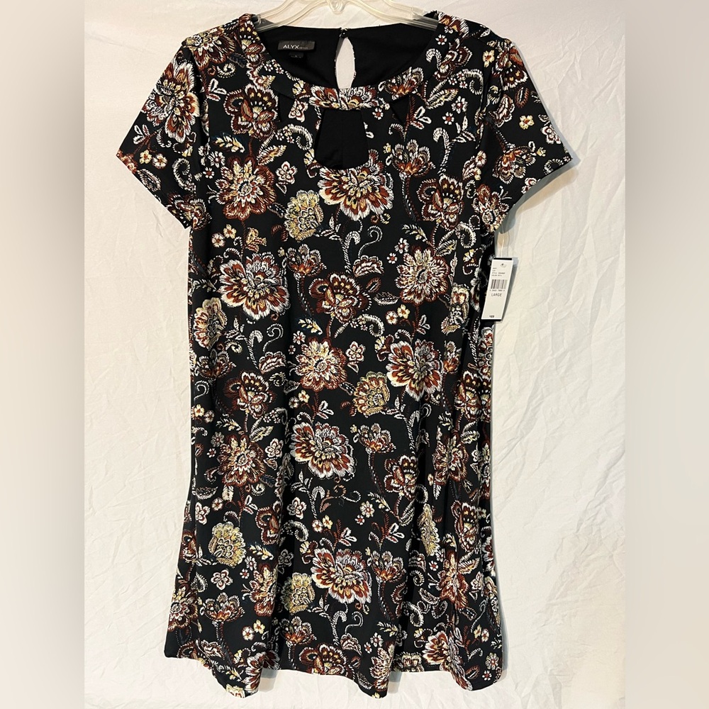 NWT alyx dress pockets floral large comfy flowy